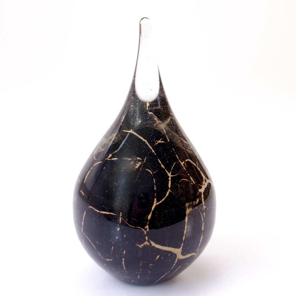 Drop Urn | Black & Gold | 200ml