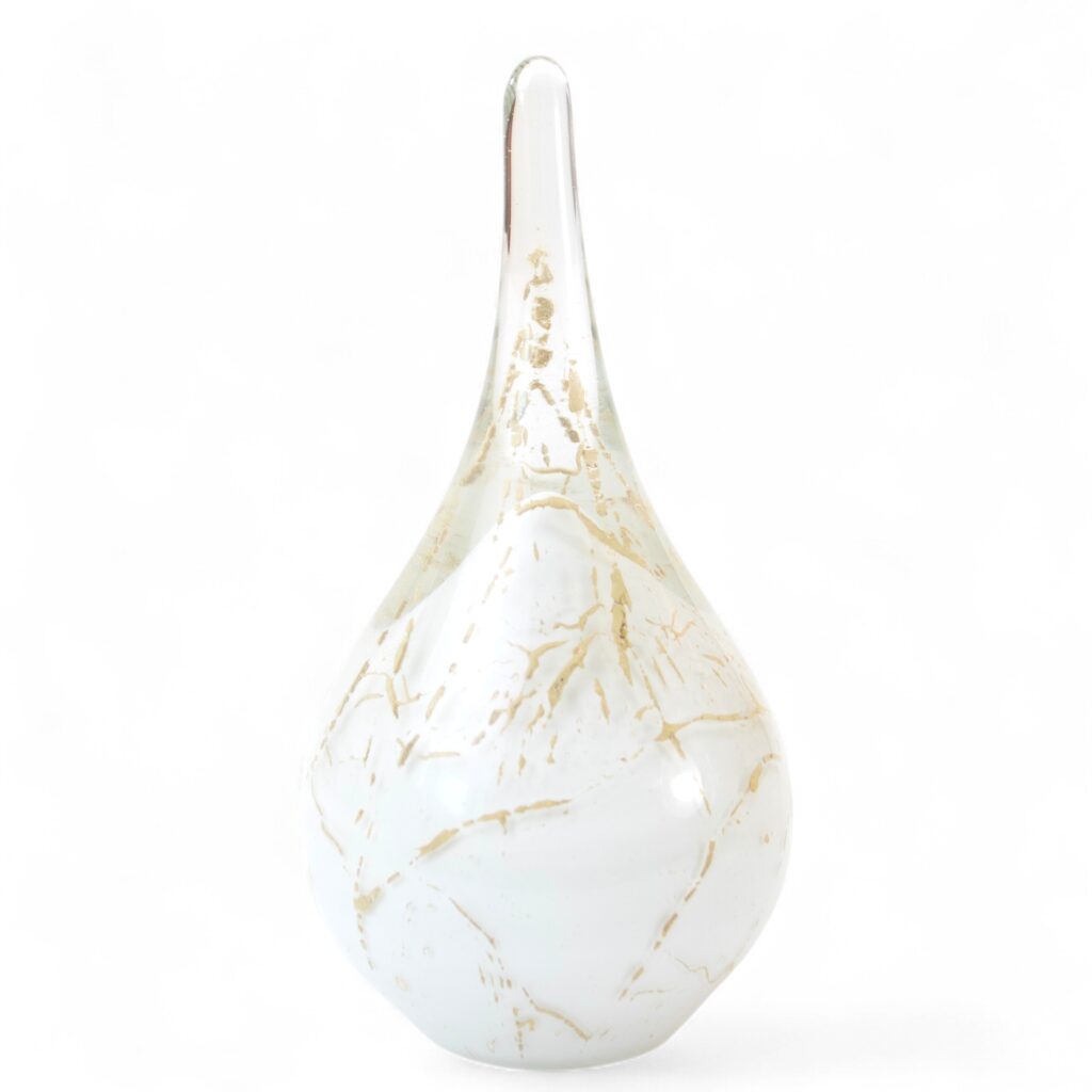 Drop Urn | White & Gold | 200ml