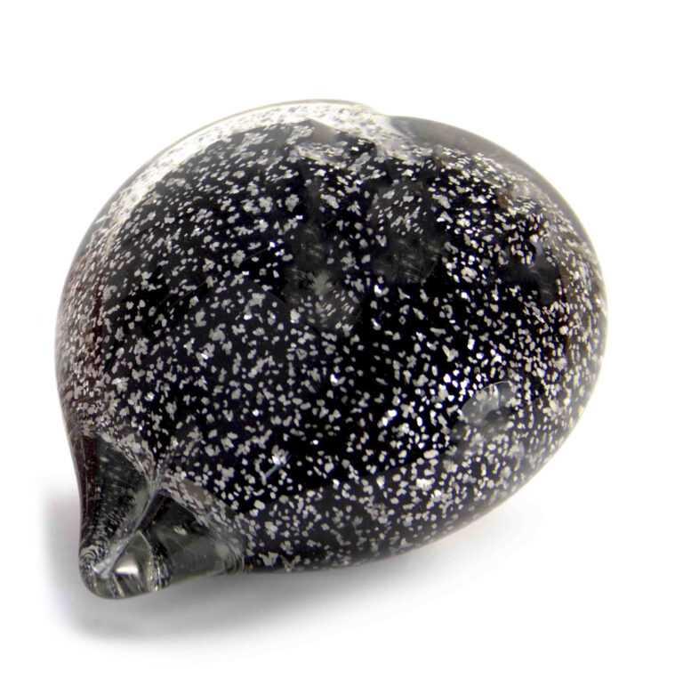 Heart Urn | Black Silver Dust | 100ml