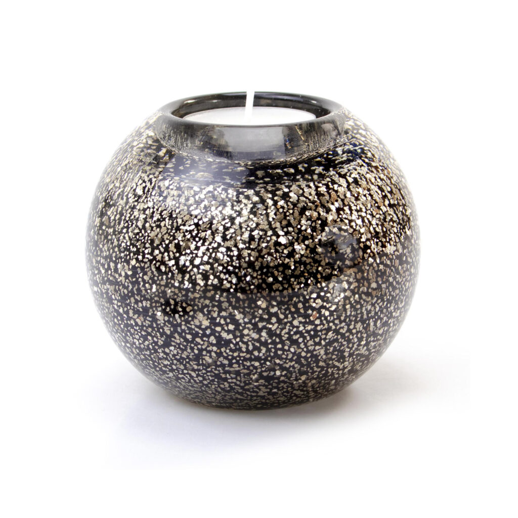 Tealight Urn | Black Gold Dust | 250ml