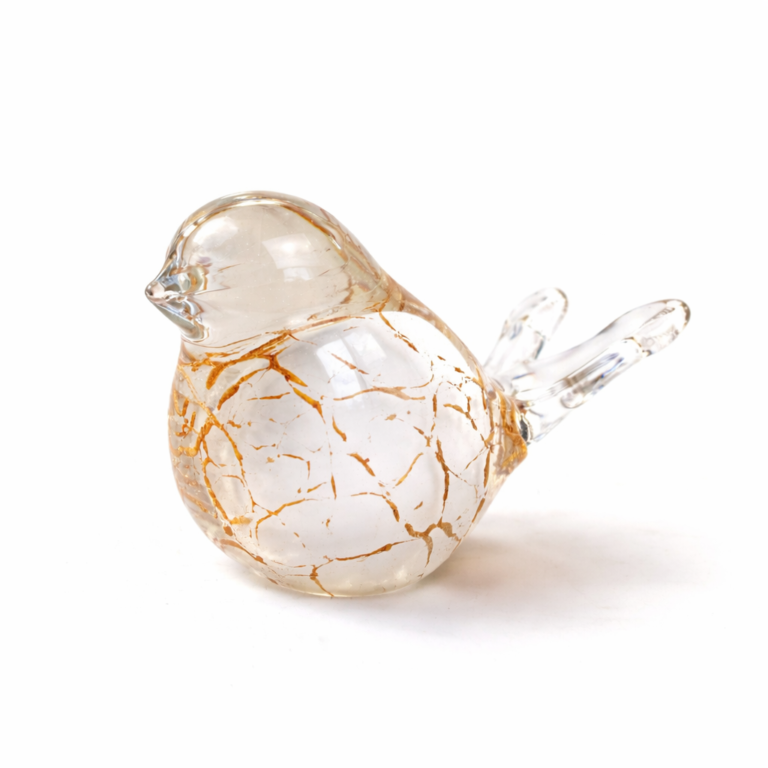 Bird Urn | White & Gold | 50ml