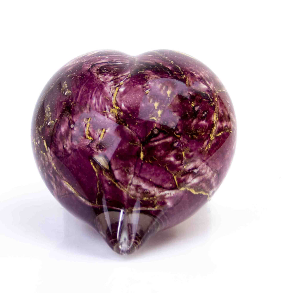 Heart Urn | Purple & Gold | 100ml