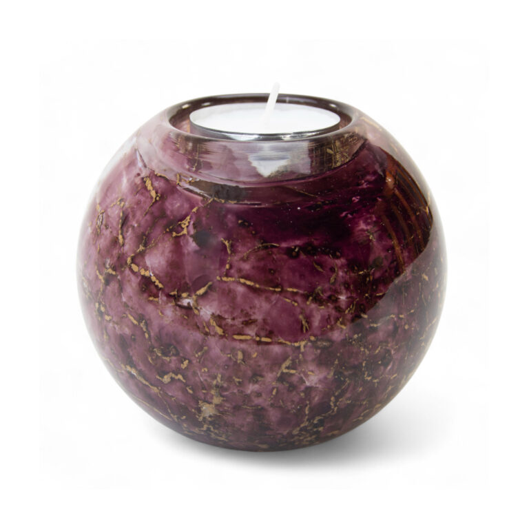 Tealight Urn | Purple & Gold | 250ml