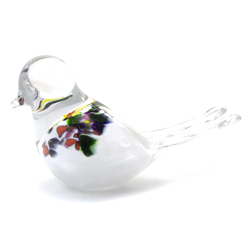 Bird Urn | White & Multicolors | 50ml