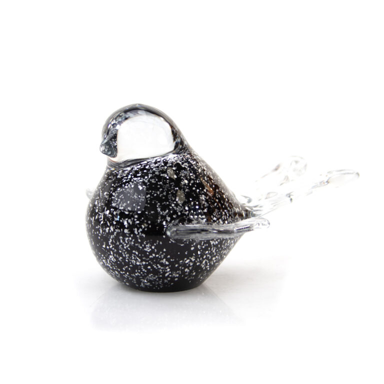 Bird Urn | Black Silver Dust | 50ml