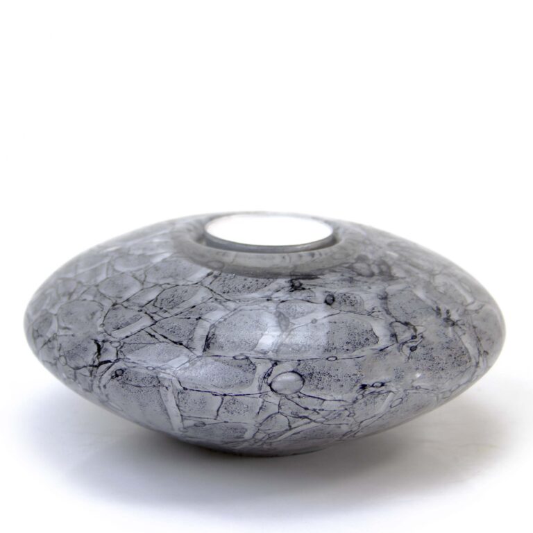 Disc Urn | Grey Marble | 400ml