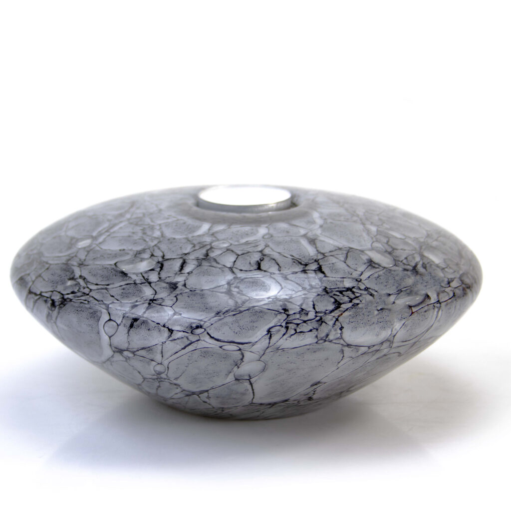 Disc Urn Big | Grey Marble | 800ml