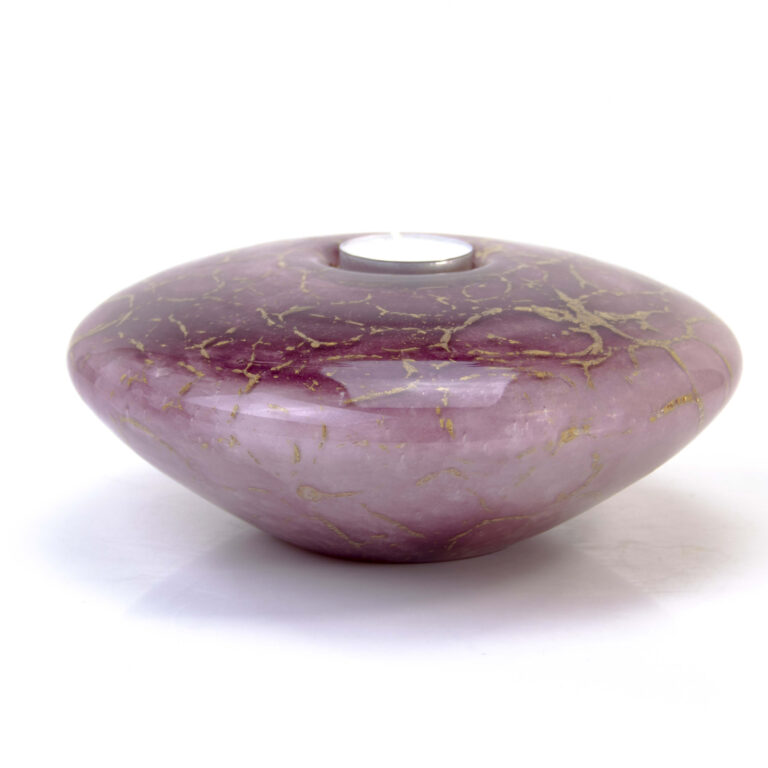 Disc Urn Big | Purple & Gold | 800ml