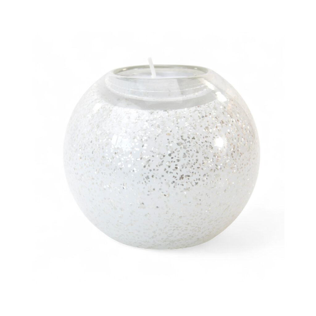 Tealight Urn | White Silver Dust | 250ml
