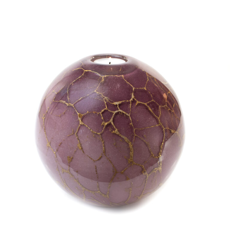 Tealight Urn XL | Purple & Gold | 1,6L